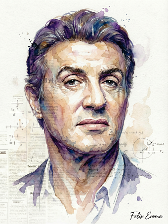 Sylvester Stallone Portrait