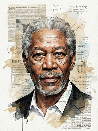 Morgan Freeman Portrait