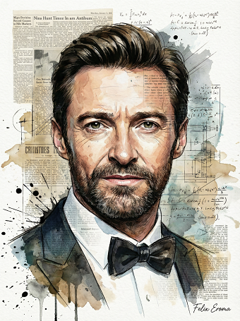 Hugh Jackman Portrait