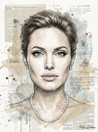 Angelina Jolie Portrait
