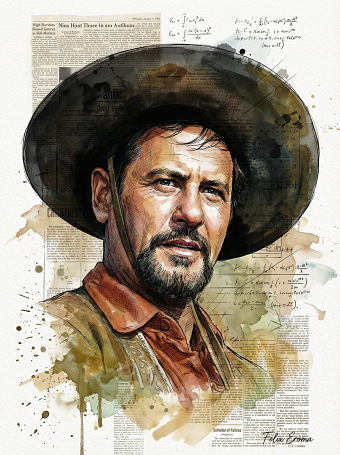 Eli Wallach Portrait