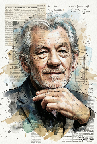 Ian McKellen Portrait