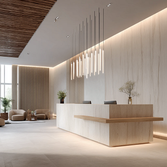 CONCEPT RECEPTION DESK LOBBY WORKSPACE