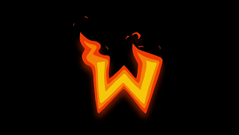 Fire Logo 2D Animation
