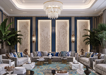 Magnificent Majlis Interior Design by Antonovich Group