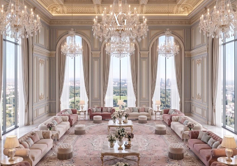 House Plans with Luxury Majlis by Antonovich Group