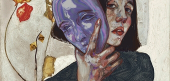 Selfportait after Egon Schiele