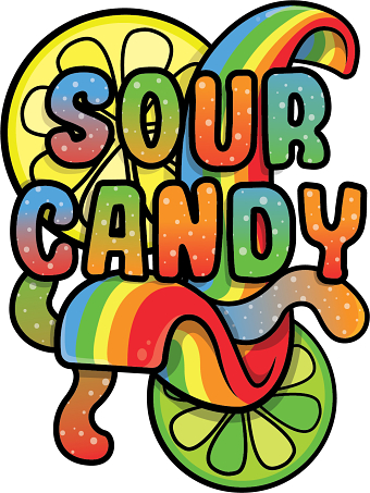 Sour Candy marijuana strain logo commission