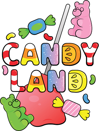 Candy Land marijuana strain logo commission