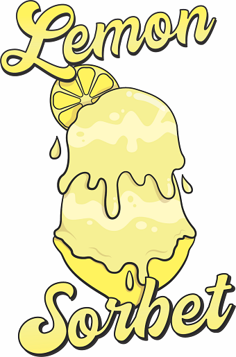 Lemon Sorbet marijuana strain logo commission