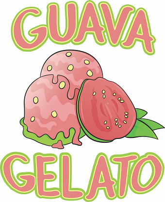 Guava Gelato marijuana strain logo commission