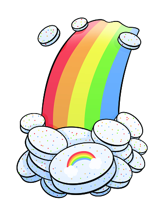 Rainbow Certz Marijuana Strain Logo design