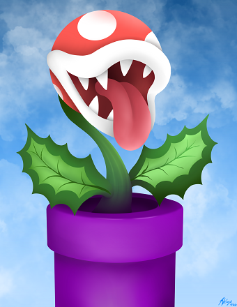Piranha Plant from Super Mario