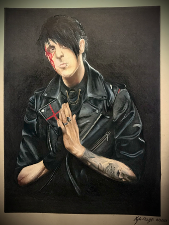 Lonny Black Veil Brides portrait