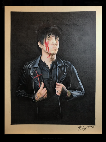 Jake Pitts Black Veil Brides portrait