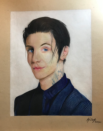 Andy Biersack Black Veil Brides Portrait