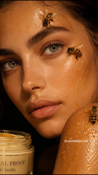 Honey Face Cream — Cinematic AI Advertising