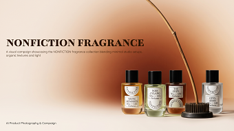 AI NONFICTION Fragrance Visual Campaign