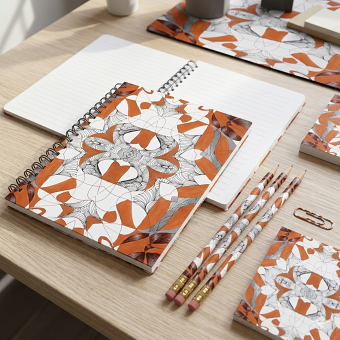 Artistic Geometric Pattern- by The Mustard Seed Studio