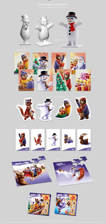 Advent Calendar Milka _ Christmas friends