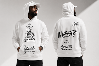 Wearable networking tool | Hoodie merch