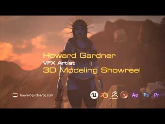 Howard Gardner 3D Modeling Showreel