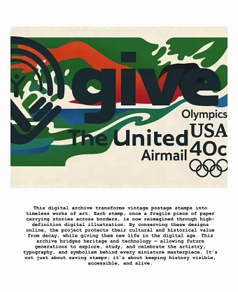 Visual Philately ; Archive / Unarchive (Crating / Preserving a civilisation)