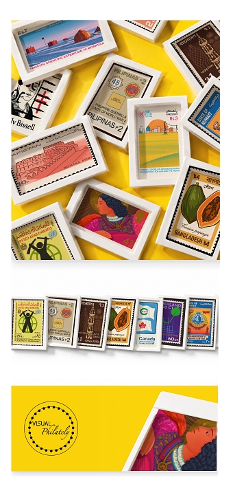 Visual Philately ; Archive / Unarchive (Crating / Preserving a civilisation)