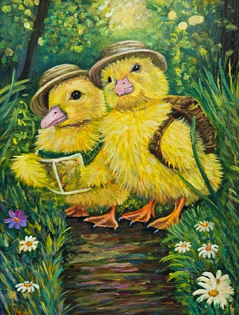 Whimsical Animal Art — Traditional Wildlife & Character Illustration