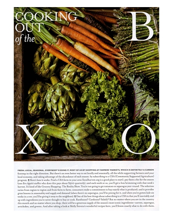 Copy-editing Bon Appetit