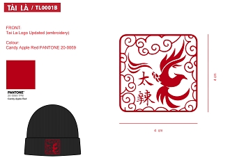 TL0001B - TAI LA (LOGO) - STANDARD BACK BEANIES