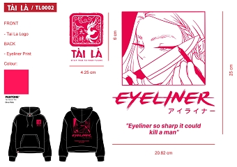 TL0002 - EYELINER - BLACK HOODIES