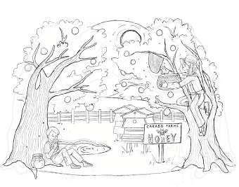 Honey T-shirt design
