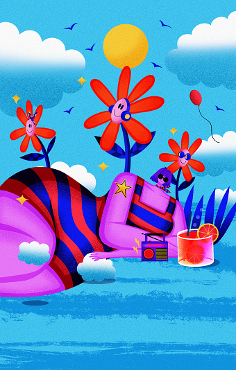 Aulia Eau De Parfum Packaging Illustration (Charm)