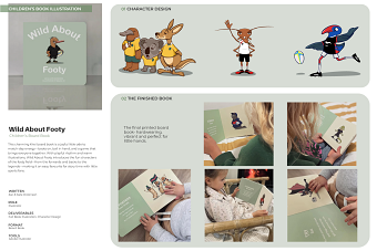 Wild About Footy – Children's Board Book