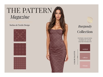 Burgundy petal