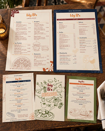 Big B’s — Restaurant Visuals & Campaign Design
