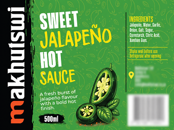 Sweet Hot Sauce Range Label Design