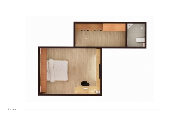 Design bedroom with walk in closet and bathroom - Indonesia