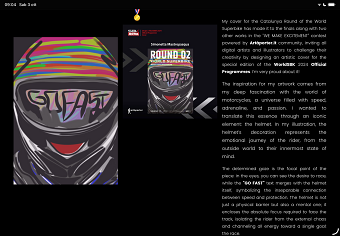 2° Prize WorldSBK 2024 Official Programme Cover