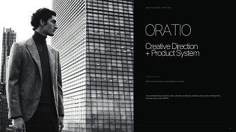 ORATIO — Creative Direction & Product Universe from Inception