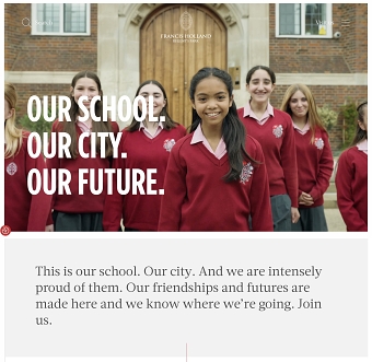Website and copy style