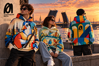 Leningrad Bridges — Festival Hoodie Collection