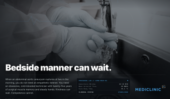 Mediclinic - Bedside Manner Can Wait