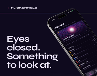 FlickerField: Eyes closed