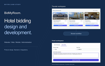 BidMyRoom Portfolio Case Study: Hotel Bidding Platform