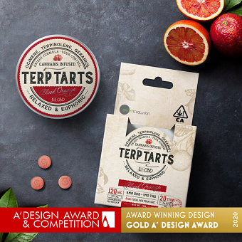 Secret Tarts Packaging Design, A' Design Golden Award 2020
