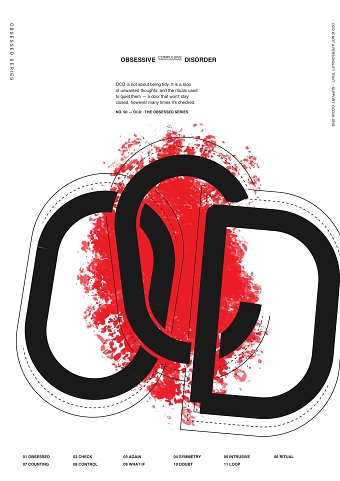 OBSESSED: A Typographic Series on OCD