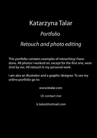 Katarzyna Talar Portfolio