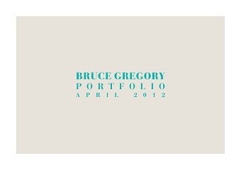 Bruce Gregory Portfolio